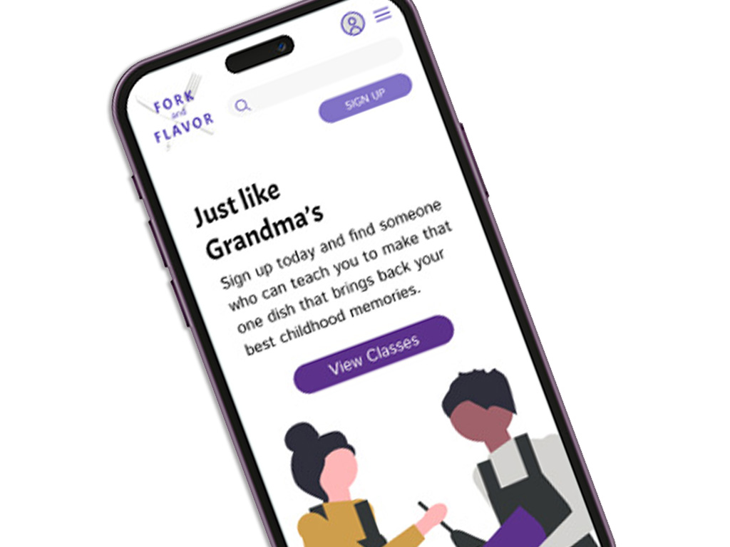 Fork and Flavor app image